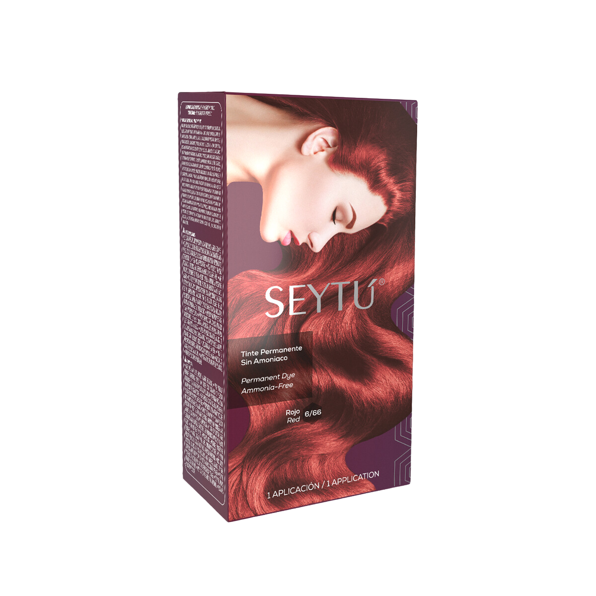 Tinte Permanente sin Amoniaco Rojo